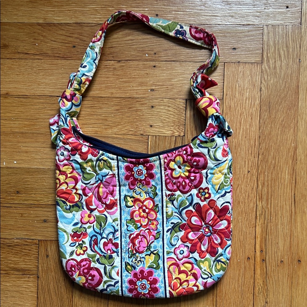 Vera Bradley Floral Quilted Shoulder Bag